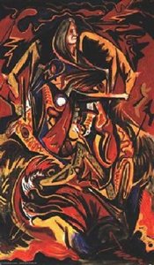 Komposition Mit Frau — Jackson Pollock