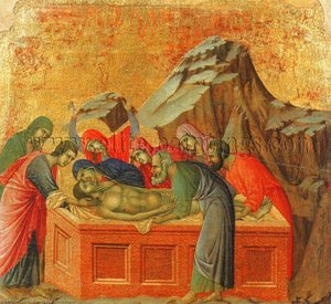 Die Verkündigung Jesu Christi — Duccio Di Buoninsegna