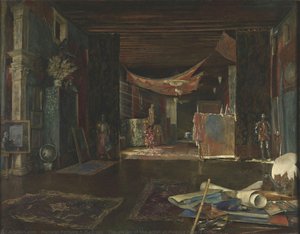 The Atelier Of The Artist At Palazzo Pesaro Orfei — Fortuny