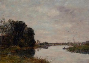 Les Toques À Saint-arnoult — Eugène Boudin