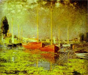 Punaiset Veneet, Argenteuil — Claude Monet