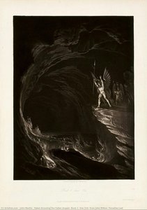 Satan Arousing The Fallen Angels, Book 1, Line 314, From John Milton, Paradise Lost — John Martin