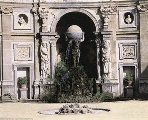 Atlas Fountain (detail) — Giacomo Della Porta