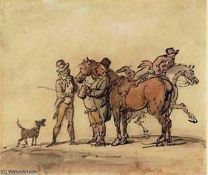 The Horse Dealer — Thomas Rowlandson
