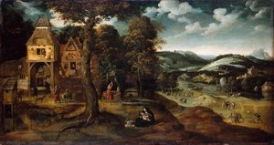 Landscape With The Flight Into Egypt — Joachim Patinier