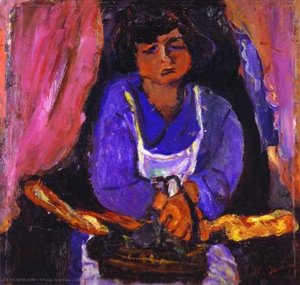 Servant Girl In Blue — Хаим Сутин