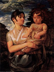 The Artist's Wife And Son — Philipp Otto Runge