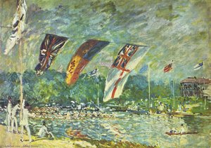 Die Regatten Moseley — Alfred Sisley