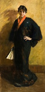 Il Kimono Blu — William Merritt Chase