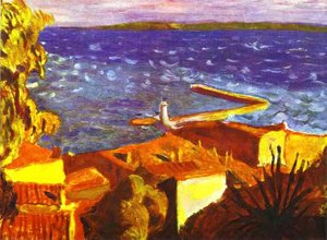 Saint Tropez, Pier — Pierre Bonnard