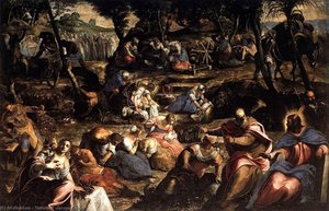 I "giudai Nel Deserto" — Jacopo Tintoretto