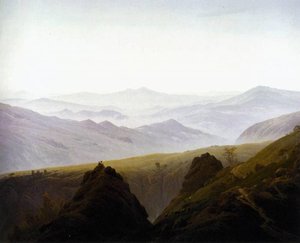Matin Dans Les Montagnes — Caspar David Friedrich