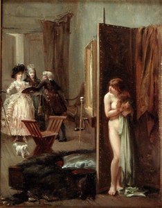 The Artist's Studio Or Unexpected Visitors