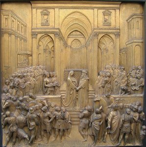 Solomon And The Queen Of Sheba — Lorenzo Ghiberti