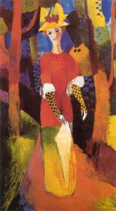Woman In Park — August Macke