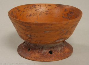 Miniature Pedestal Bowl — Aztécka Ríša
