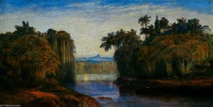 A View Of Adam's Peak, Ceylon — Edward Lear