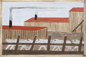 They Arrived In Great Numbers Into Chicago, The Gateway Of The West — Jacob Lawrence