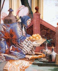 Offering Of Fruits To Moon Goddess (detail) — Giandomenico Tiepolo