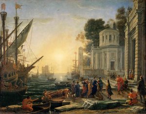 Cleopatra Che Sbarca A Tarso — Claude Lorrain (claude Gellée)
