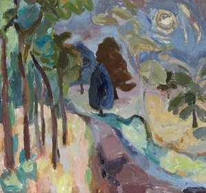 Paesaggio Con Strada E Sole — Sir William George Gillies