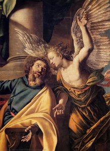 St Matthew And The Angel (detail) — Vincenzo Campi