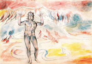 La métamorphose du serpent en homme, terminée