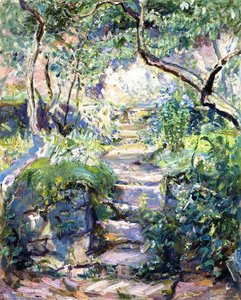 Garden Steps In Neukastel — Max Slevogt