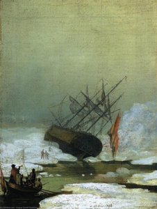 Rozbití U Pobřeží — Caspar David Friedrich