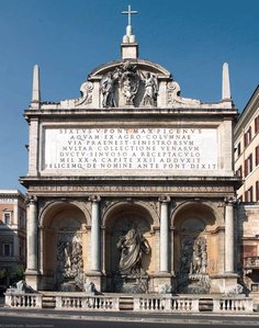 Fontana Dell'acqua Felice (moses Fountain) — Domenico Fontana