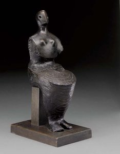 Seated Figure; Armless — Henry Moore
