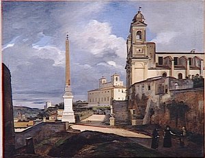 La Trinite Des Monts Et La Villa Medicis A Rome — François Marius Granet