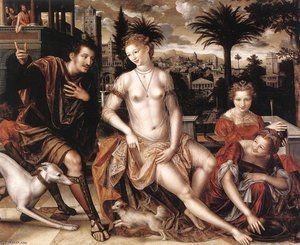 David And Bathsheba — Jan Massys
