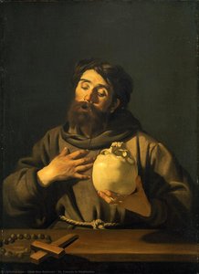 St. Francis In Meditation — Dirck Van Baburen