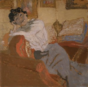 Madame Hessel Au Sofa (madame Hessel Sul Divano) — Jean-édouard Vuillard