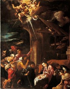 L'adoration Des Bergers Adoración De Los Pastores — Pedro Orrente