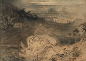 Země Iguanodona — John Martin