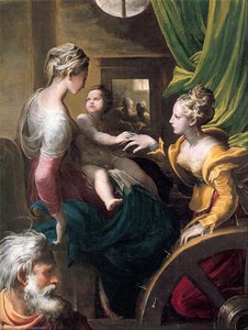 Mystic Marriage Of Saint Catherine — Parmigianino
