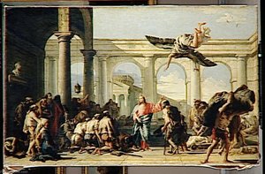 Jesus Guerissant Le Paralytique De Bethesda — Giandomenico Tiepolo