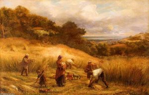 Landscape With Harvesters — John Linnell
