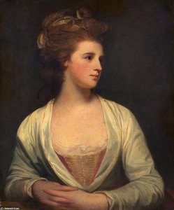 Eine Frau, Vermutlich Emily Bertie Pott — George Romney
