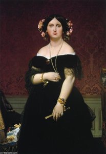 Ines Moitessier — Jean-auguste-dominique Ingres