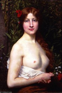 Demi Nude — Jules Joseph Lefebvre