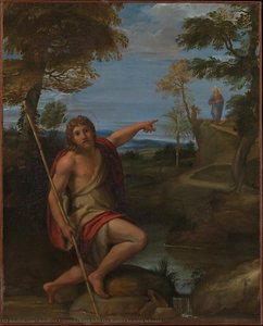 Saint Jean Baptiste Portant Témoignage — Annibale Carracci