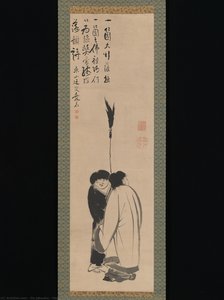 Hanshan And Shide (japanese: Kanzan And Jittoku) — Itō Jakuchū