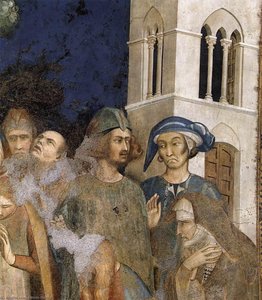Das Wunder Des Auferstandenen Kindes (detail) — Simone Martini