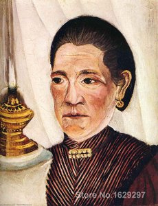 Portrait Of Josephine The Artist's Second Wife — Henri Julien Félix Rousseau (le Douanier)