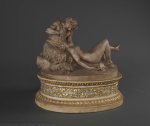 Nymph And Satyr — Claude Michel