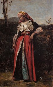 Oriental Pensif — Jean-baptiste-camille Corot