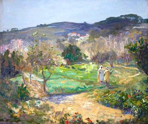 A Moorish Garden In Winter — Sir John Lavery